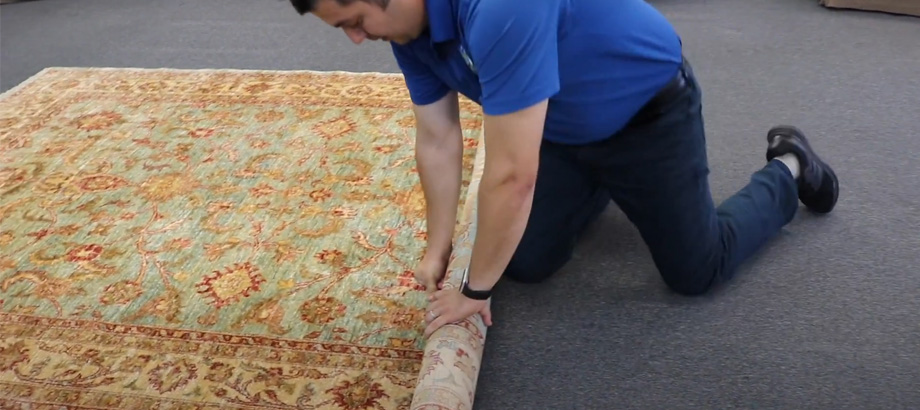11Area and Oriental Rug Cleaning Experts show how to fold a rug correctly
